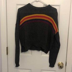 Cropped Knit Sweater